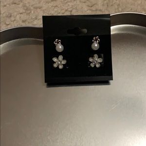 3 pair stud earrings, NWOT